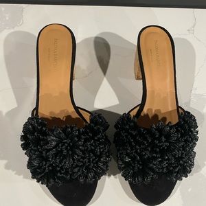 Statement Low Black Heels